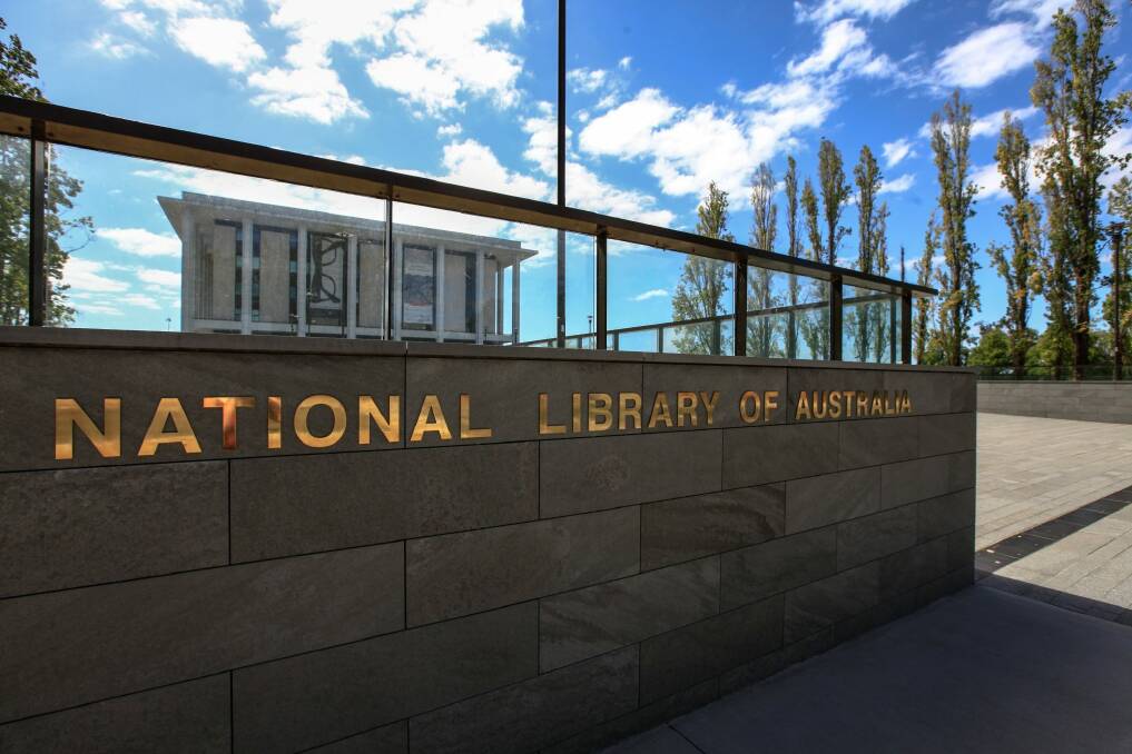 The National Library of Australia has announced a suite of staff and program cuts to meet the government's saving edict.  Photo: Katherine Griffiths