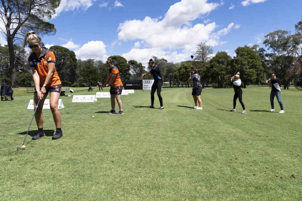 The Canberra Capitals, Brumbies, Canberra United and GWS Giants helped launch the Canberra Classic. Photo: Lawrence Atkin