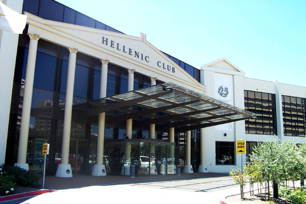 The Hellenic Club in Woden, now covering 4500 square metres, is a popular place for weddings and is home to two award-winning restaurants.  Photo: Supplied