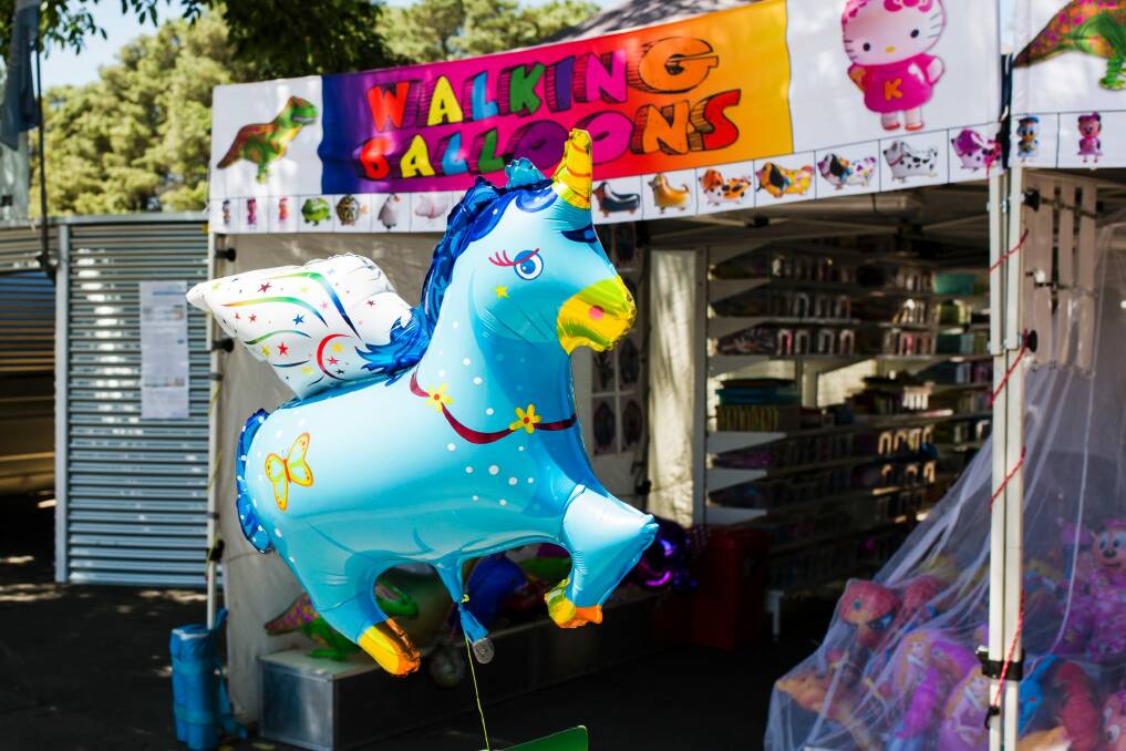 Items like this $8 unicorn balloon all add up. Photo: Jamila Toderas