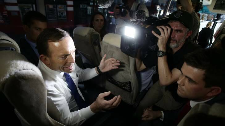 Opposition Leader Tony Abbott has changed his mind about using official Treasury figures, which Joe Hockey has previously described as "not credible". Photo: Alex Ellinghausen