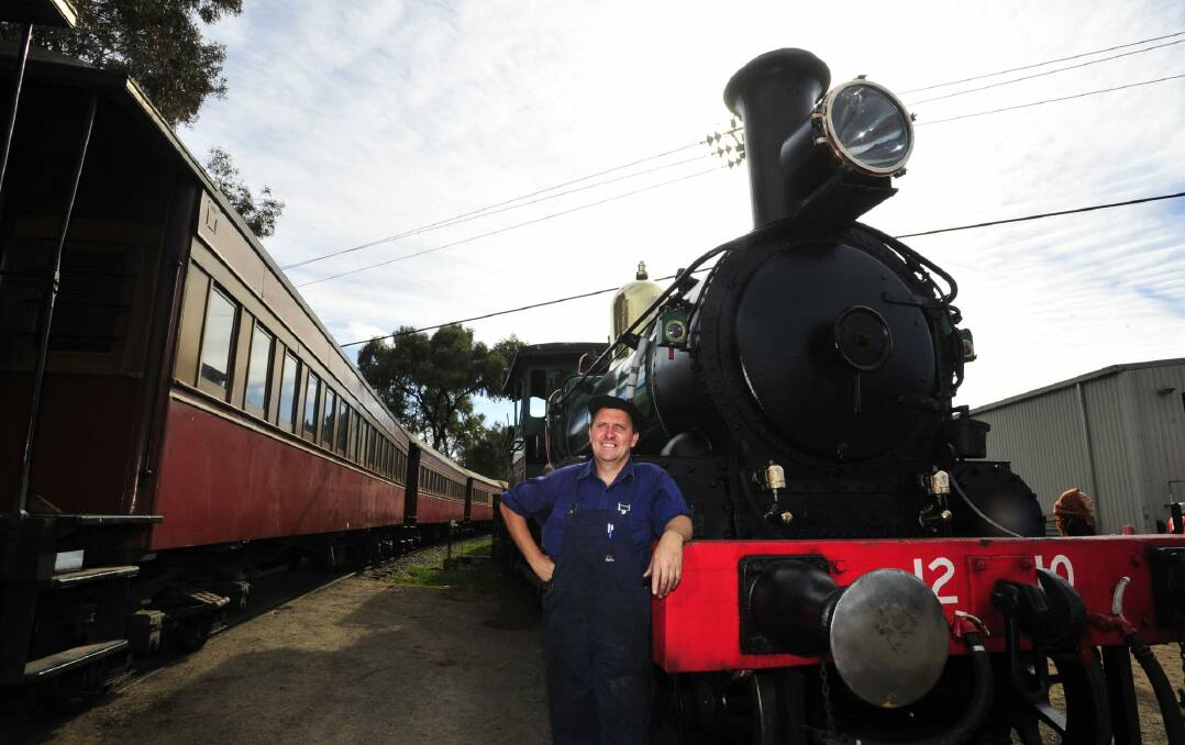 The Australian Railway Historical Society ACT division's chief executive, Alan Gardner, says the society, and its commercial offshoot, Espee​, are financially sound,.  Photo: Melissa Adams 