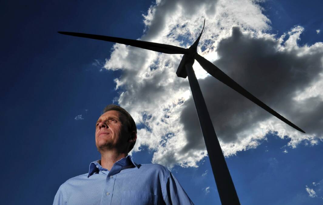 Simon Corbell was the driving force in the ACT's push towards clean power. Photo: Graham Tidy