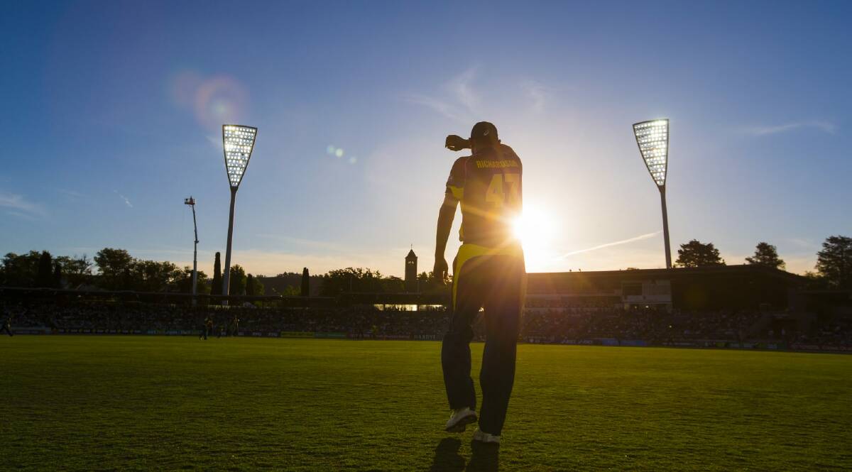 The sun has set on Manuka Oval's wait. Photo: Matt Bedford