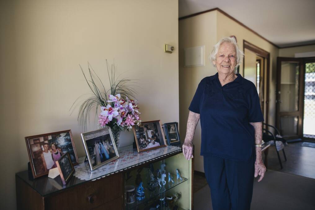 Canberra public housing resident Laurel Dakin recently moved from Northbourne Avenue to Ainslie.  Photo: Rohan Thomson