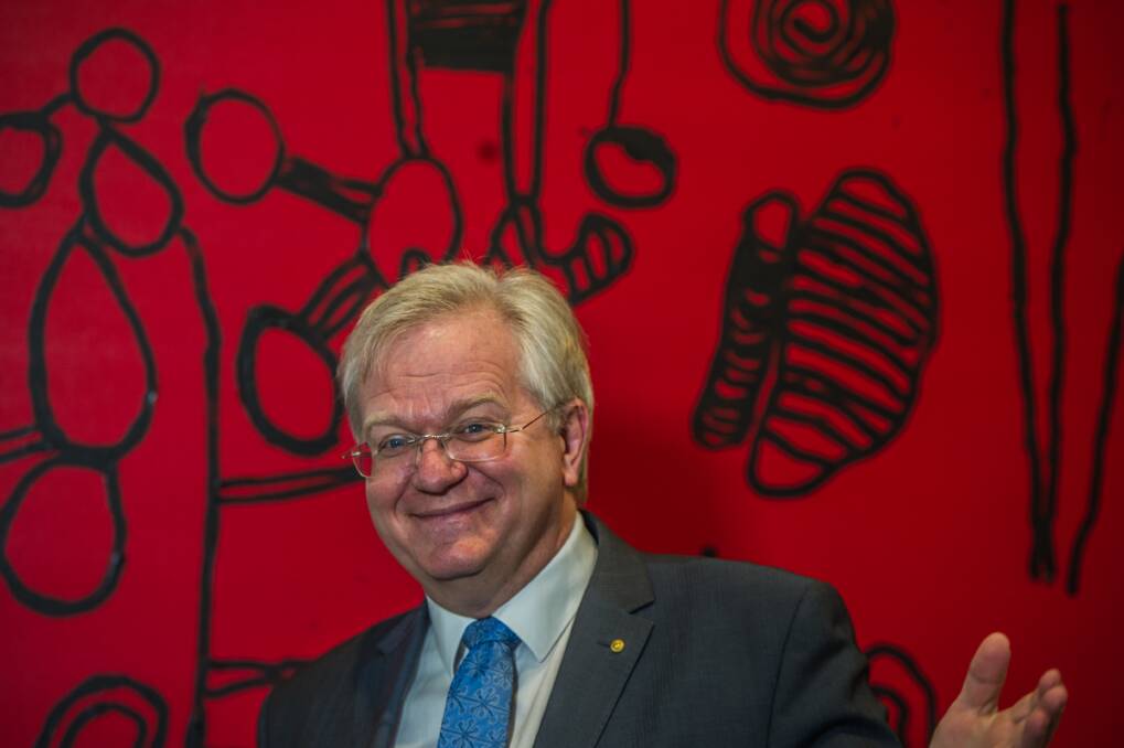 Australian National University's vice chancellor Brian Schmidt is paid much less than his counterparts across the country, but it's not the university driving his salary down. Photo: Karleen Minney