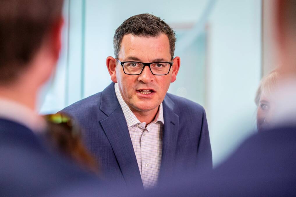 Premier Daniel Andrews called on Canberra to ''start processing school funding payments for Victoria in 2019 now, rather than threatening to cease funding Victorian schools''. Photo: Daniel Pockett
