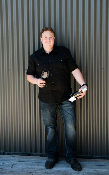 Chris Carpenter from Lark Hill Winery has been named one of the 12 finalists for the 2017 Young Gun of Wine Awards. Photo: Supplied