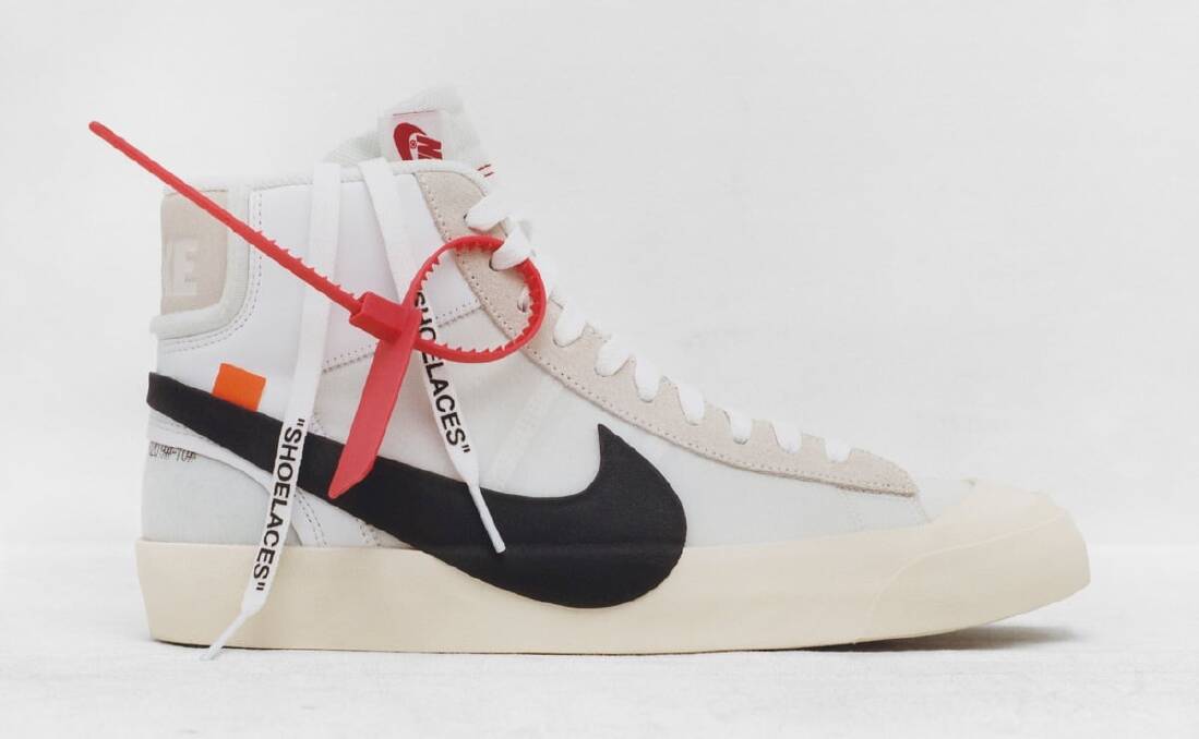 One of "The Ten" Nike sneakers designed by Virgil Abloh. Photo: Nike