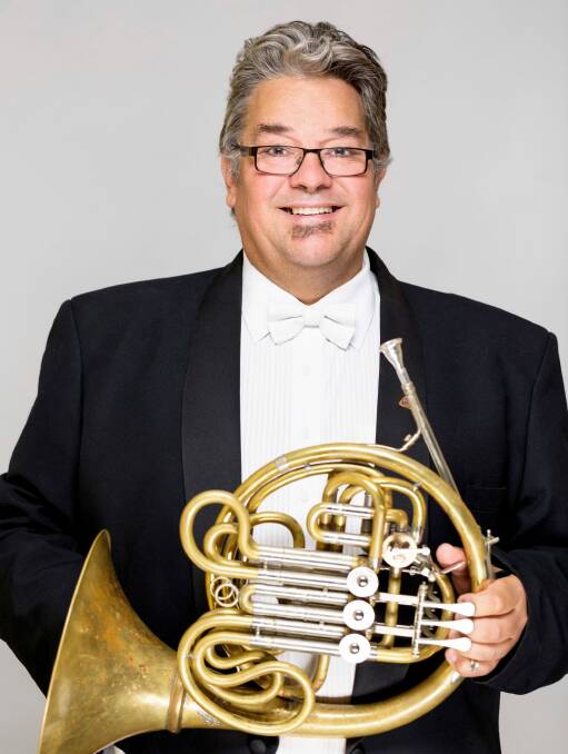 Rob Gladstones will be the French horn soloist in the Gliere Horn Concerto. Photo: Nik Babic