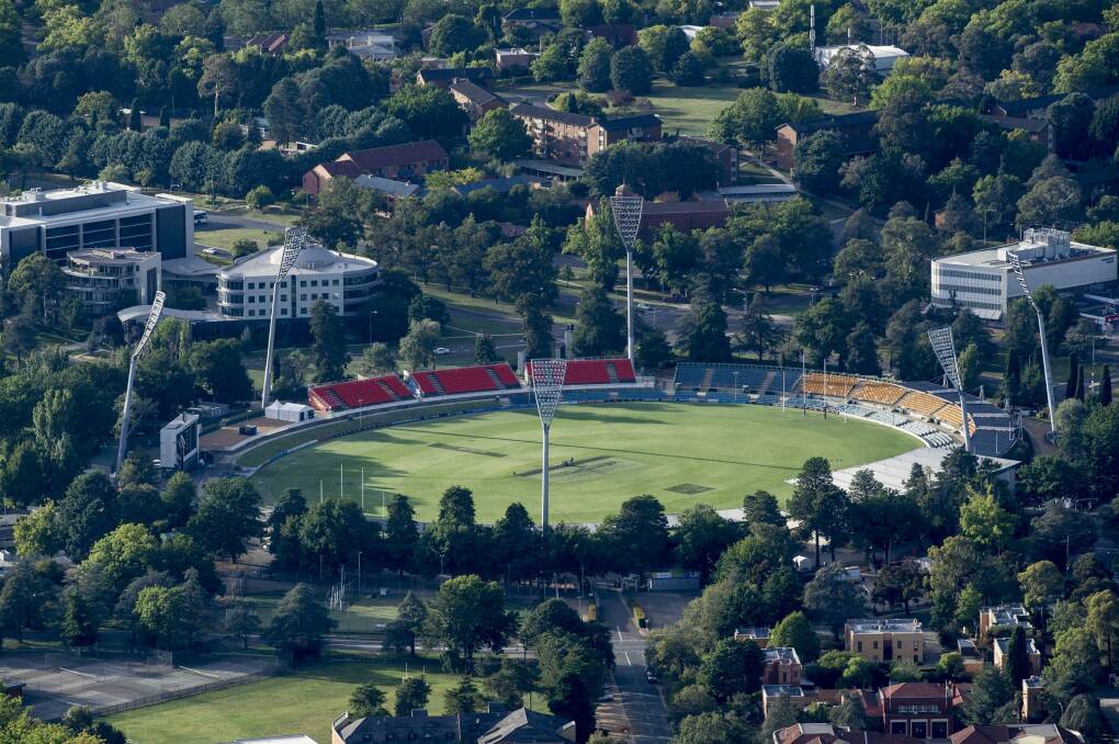 Community groups are delighted the GWS Giants-Grocon unsolicited bid for the redevelopment of Manuka Oval has been rejected. Photo: Rohan Thomson.