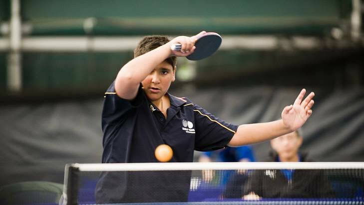 Table Tennis ACT Open -  Rohan Dhooria. Photo: Elesa Lee