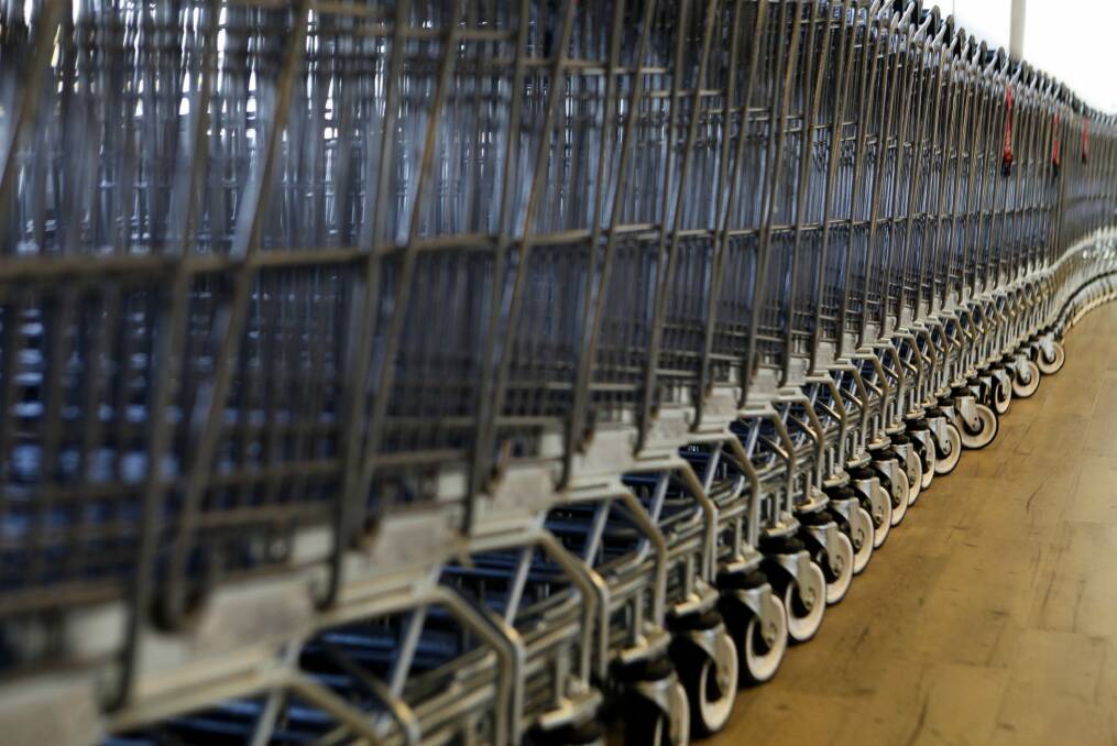 Retailers will be required to  a $123 fee to retrieve a trolley impounded by the ACT Government.  Photo: Michele Mossop