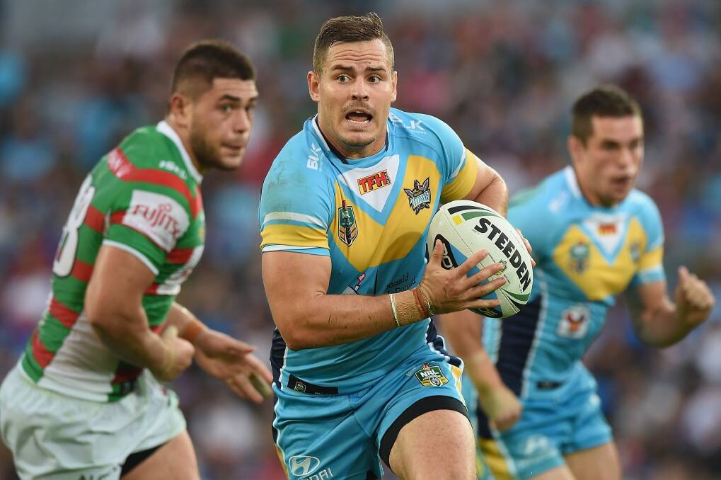 Gold Coast half Aidan Sezer remains committed to his three-year deal with the Canberra Raiders.  Photo: Matt Roberts