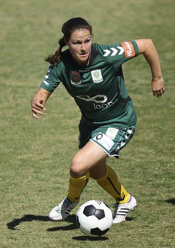 Staying positive ... Canberra United's Kendall Fletcher. Photo: Getty Images