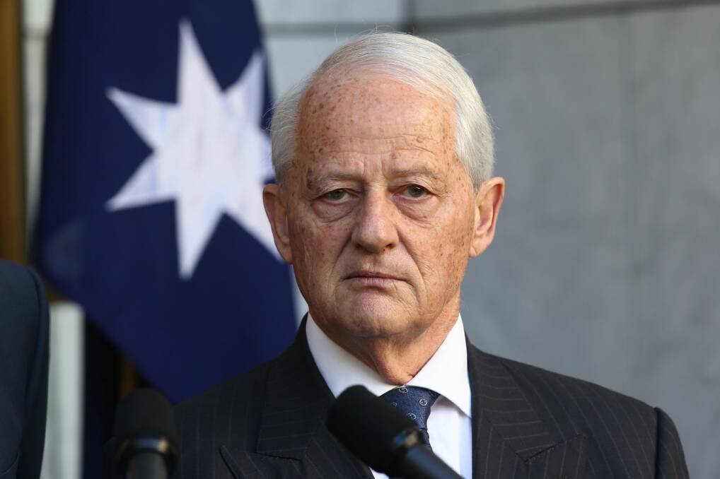 Philip Ruddock, the chair of the parliamentary human rights committee. Photo: Andrew Meares