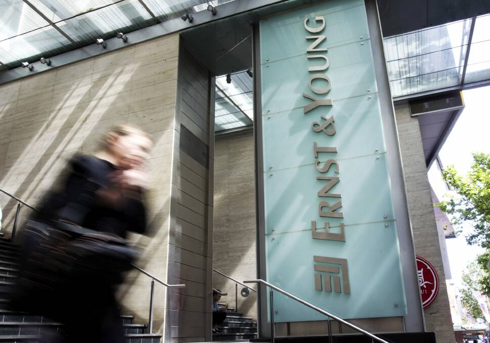 Ernst & Young has earned more than any other consulting firm under the Coalition. Photo: Ryan Stuart