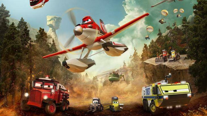 Dusty to the rescue: <i>Planes: Fire and Rescue</i> is the sequel to the Pixar film Planes. Photo: supplied