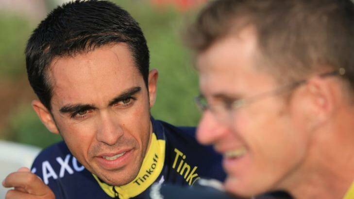 Alberto Contador will rely heavily on Michael Rogers in the Tour de France. Photo: Getty Images