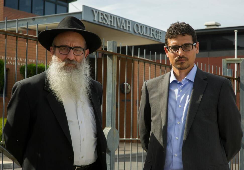 Zephaniah (left) and Manny Waks have been outspoken critics of Yeshivah Centre. Photo: Rod Pollard, Flametree Productions