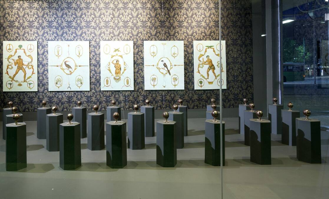 A view of Nicola Dickson's "Close Encounters"  CMAG exhibition. Photo: supplied