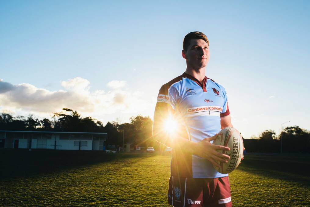 Wests rugby player Brodie Leber. Photo: Rohan Thomson