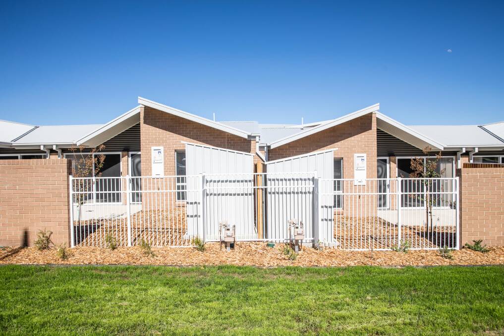 One of the ACT government's new public housing sites opened in Monash on Tuesday. Photo: Supplied