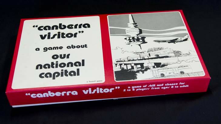 The "Canberra Visitor" board game. Photo: Jay Cronan