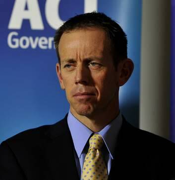 Minister Shane Rattenbury to announce funding for homeless services. Photo: Jay Cronan