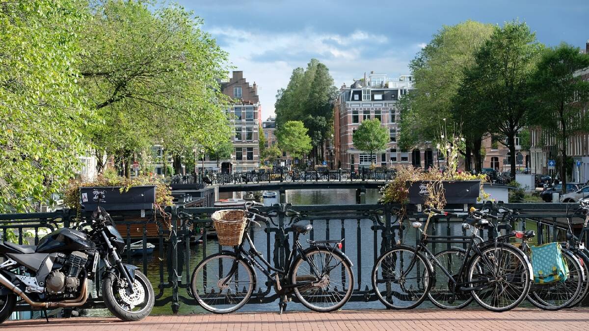 Bike-riding in Amsterdam is more than just a romantic notion. Photo: Supplied