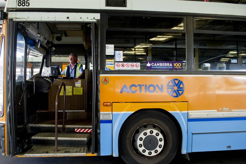 Tardy: ACTION buses are not meeting performance targets. Photo: Jay Cronan