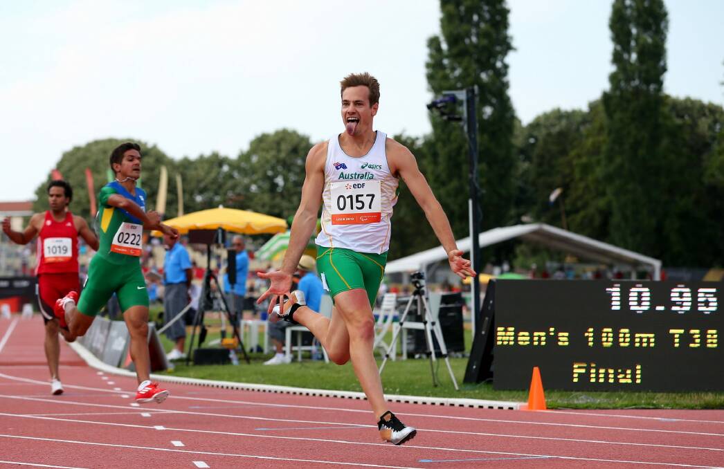 Evan O'Hanlon will take on able-bodied athletes this weekend. Photo: Getty Images