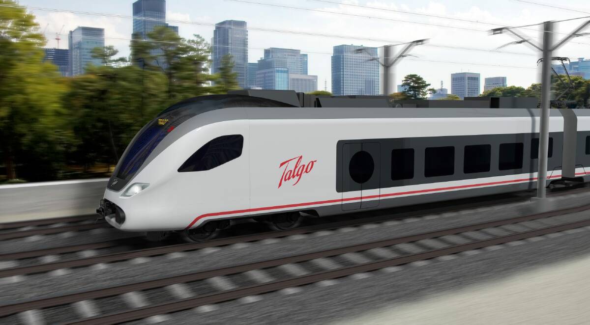 Talgo says it could shave an hour and a half off Sydney-Canberra trips with faster trains. Photo: Supplied