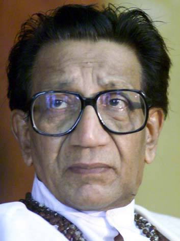Controversial ... Bal Thackeray, who died on Saturday. Photo: Reuters