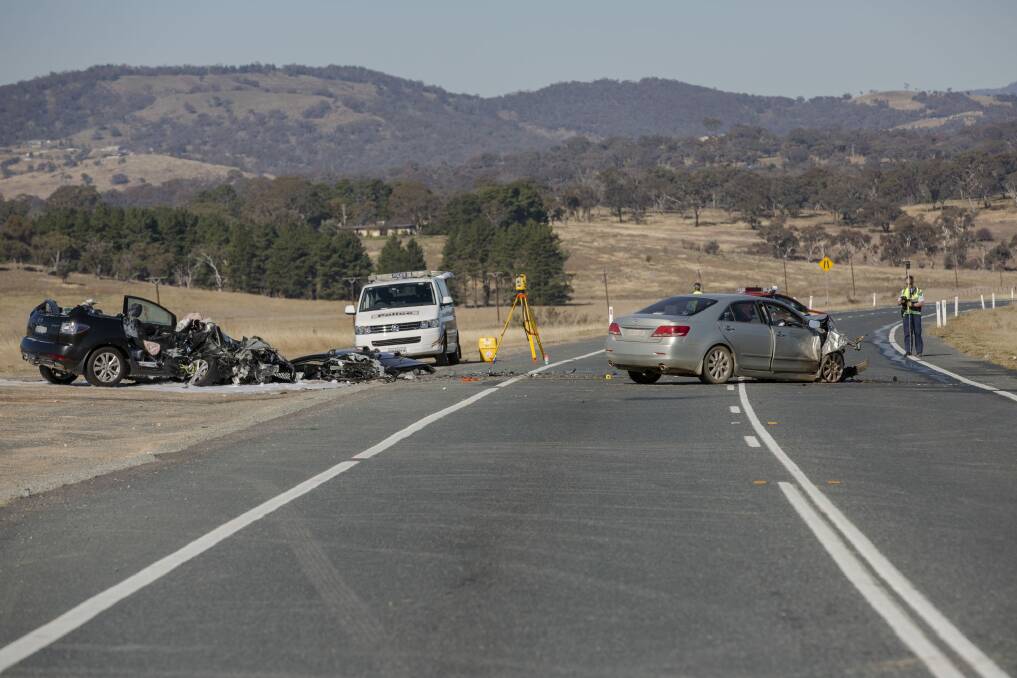 Car accident off the Monaro Highway near Royalla.

The Canberra Times

Photo Jamila Toderas Photo: jamila_toderas