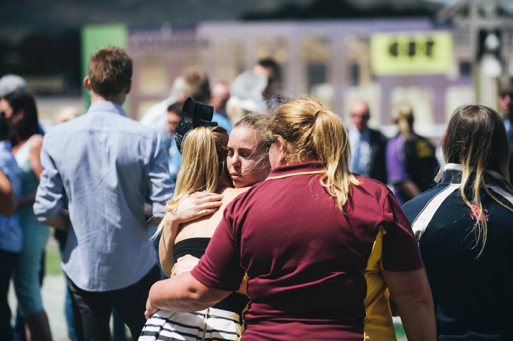 An emotional start to race day as Thoroughbred park remembers track rider Riharna Thomson Photo: Rohan Thomson