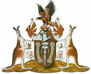 The Northern Territory's indigenous-themed heraldry.