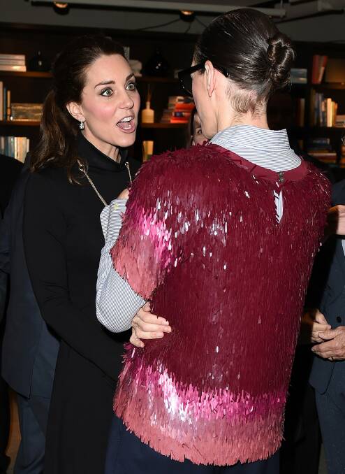 Kate Middleton was as cool as a cucumber when she met Beyonce during her three day visit to New York this week, however she lost her regally rewired mind when she was introduced to J.Crew creative director Jenna Lyons.