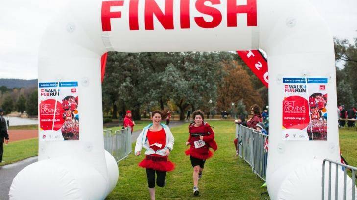 The MS Walk and Fun Run is on in Canberra on this Sunday around Lake Burley Griffin. Photo: Supplied