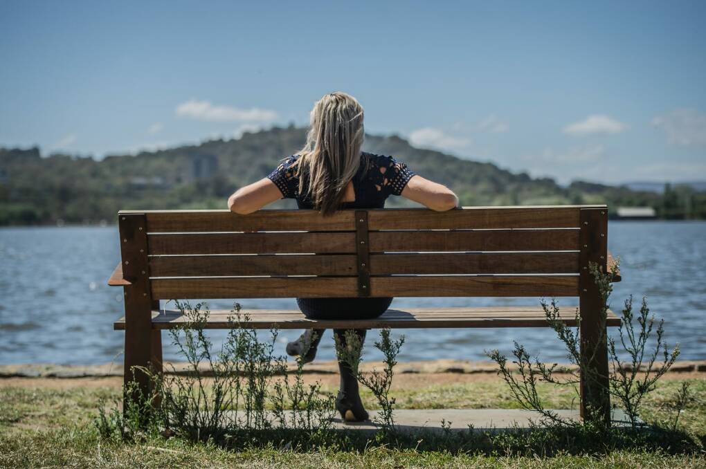 After some horrific personal experiences, Canberran Paula is campaigning for funding to put together information packs regarding how to spot child abuse.  Photo: karleen minney