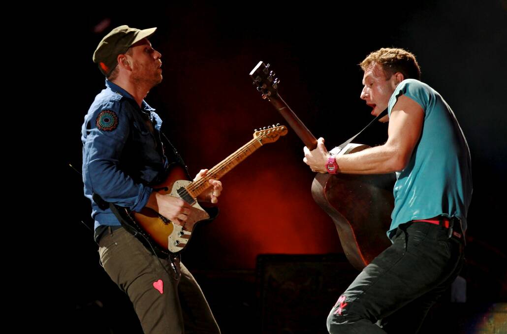 They're the biggest band in the world - it's no wonder Canberrans love listening to Coldplay too. Photo: Edwina Pickles