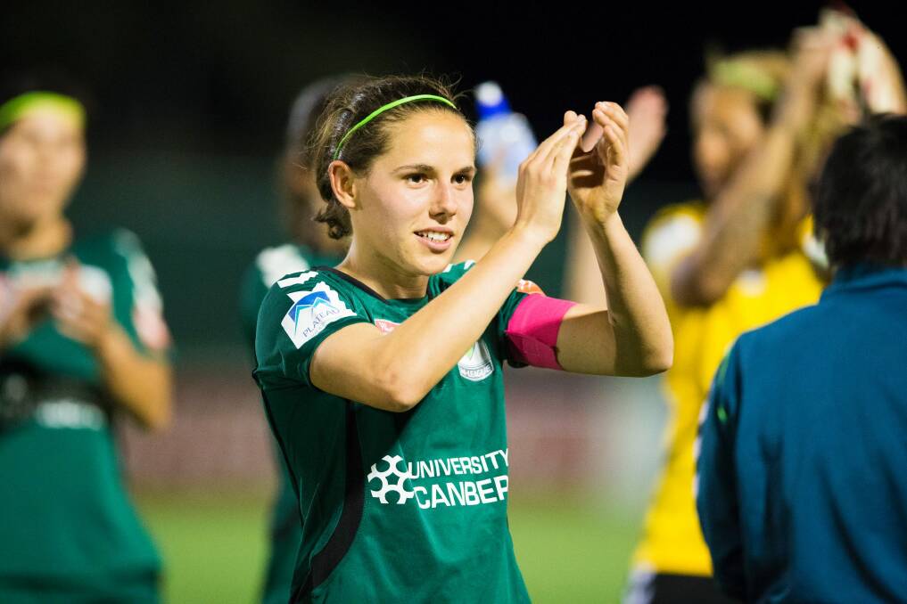 Canberra United captain Nicole Begg says every match is a final from now on. Photo: Matt Bedford