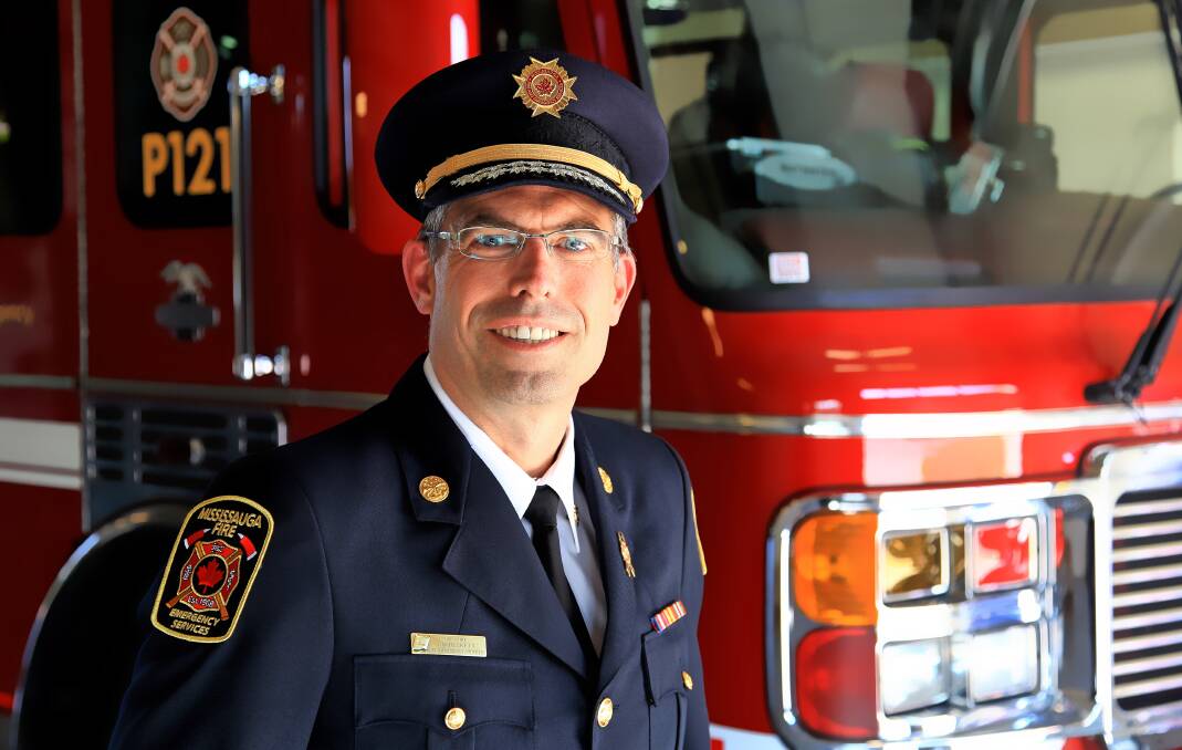 Tim Beckett, Fire Chief, Mississauga, Ontario, Canada. Photo: Fire and Emergency Service, Mississauga, Canada.