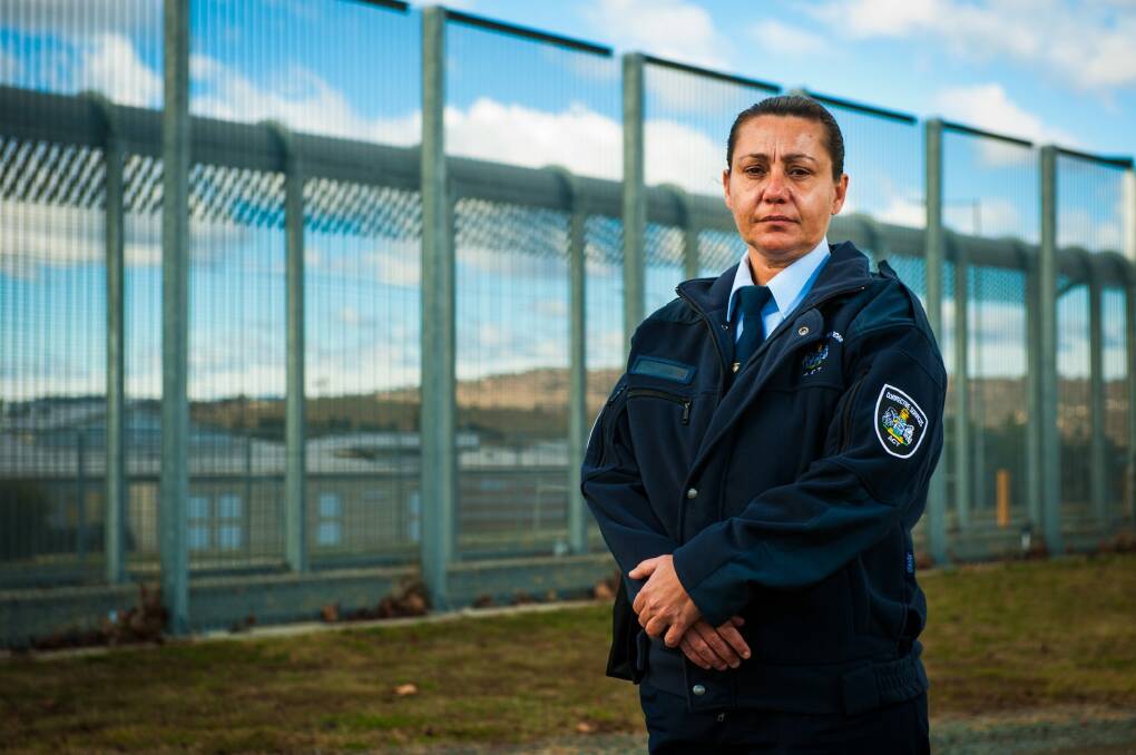 New guard recruit to the Alexander Maconochie Centre, Ida Hanley, hopes she can help rehabilitate Indigenous inmates. Photo: Elesa Kurtz