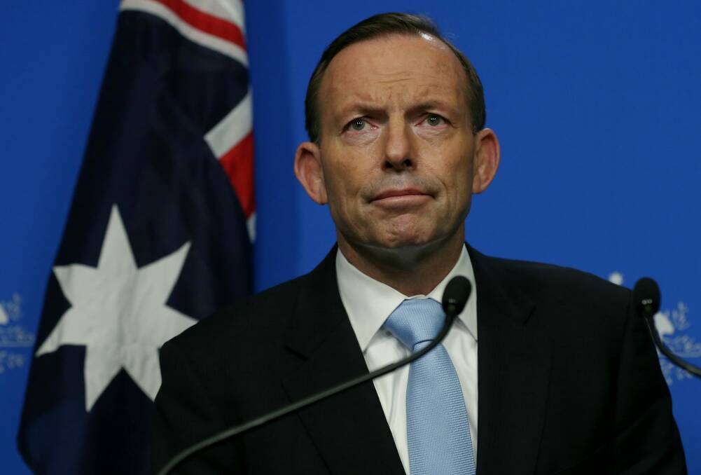 Tony Abbott's address on Monday will be a critical moment to outline his plans for the future. Photo: Alex Ellinghausen