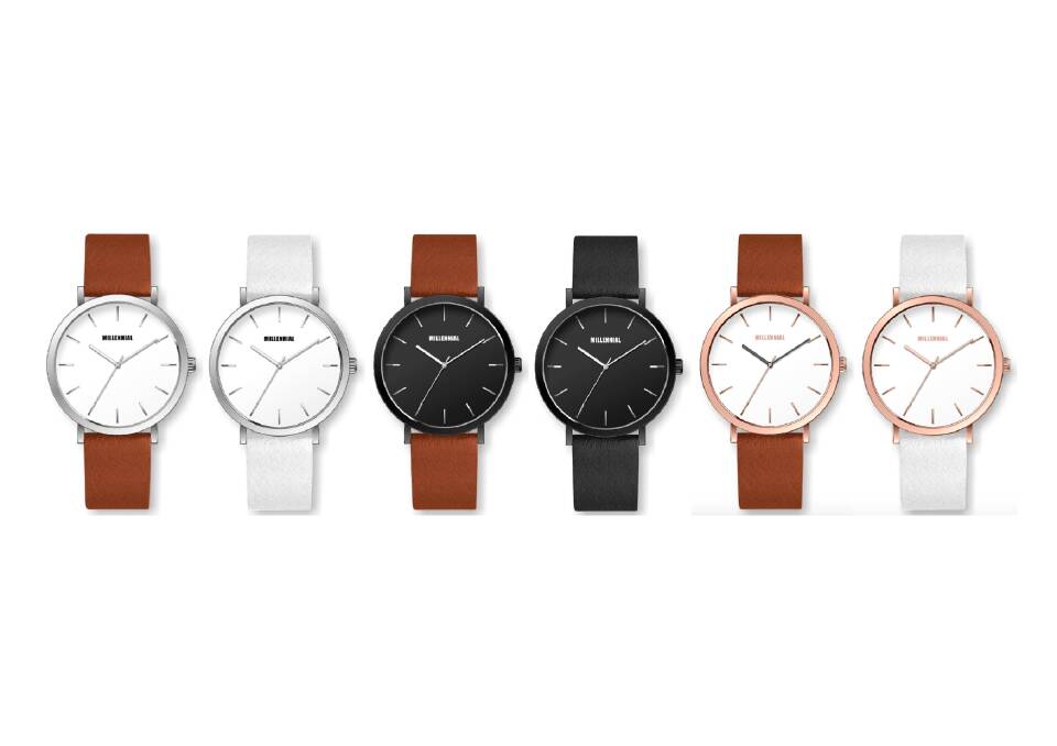 The watches come in six different designs. Photo: Supplied
