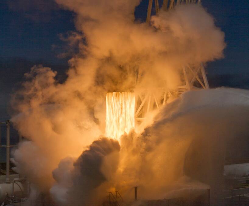 The GRACE Follow-on spacecraft is launched in California onboard a SpaceX Falcon 9 rocket. Photo: NASA