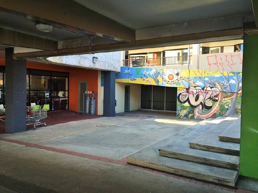 Part of the much-maligned Woden Bus Interchange about to be demolished. Photo: Bren Burkevics
