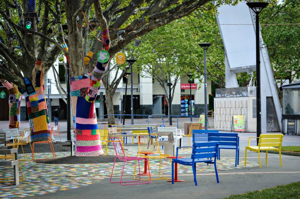 The #BackyardExperiment was organised by AILA and Street Furniture Australia, in collaboration with the ACT Government and In the City Canberra.  Photo: Supplied