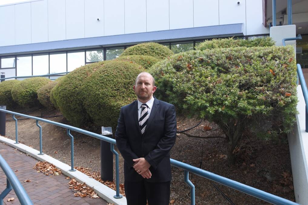 Detective Station Sergeant Matt Reynolds has appealed for information related to a home invasion and robbery in a Canberra apartment building. Photo: Daniel Burdon